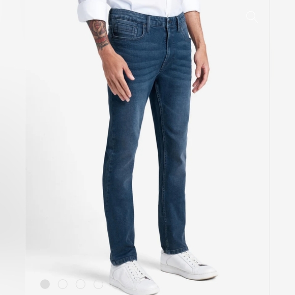 Kenneth Cole New York SLIM-FIT STRETCH DENIM JEANS Size 32×32 - Picture 4 of 15
